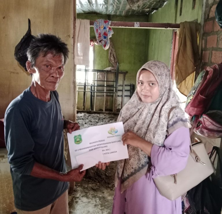 Muhada Peduli Salurkan Bantuan untuk Korban Banjir di Kota Langsa