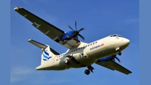 Ilustrasi pesawat ATR 42-500 milik Indonesia Air Transport