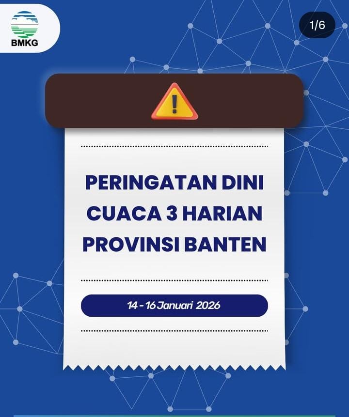 Peringatan Dini Cuaca Banten: Waspada Hujan Lebat dan Angin Kencang