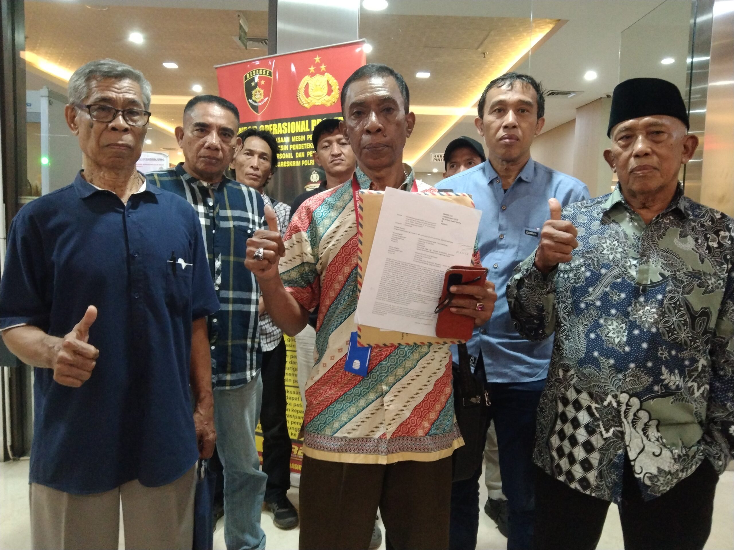 Alfonso Keluarga Ahli Waris Tanah nya dikuasai Brimob PMJ Magadu Ke Bareskrim Polri.