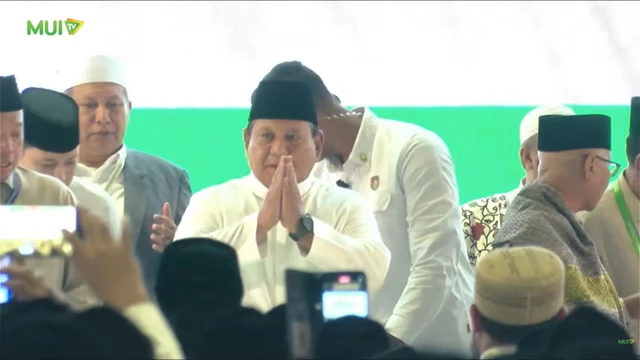 Presiden RI Prabowo Subianto Menghadiri Acara Pengukuhan Pengurus Majelis Ulama Indonesia