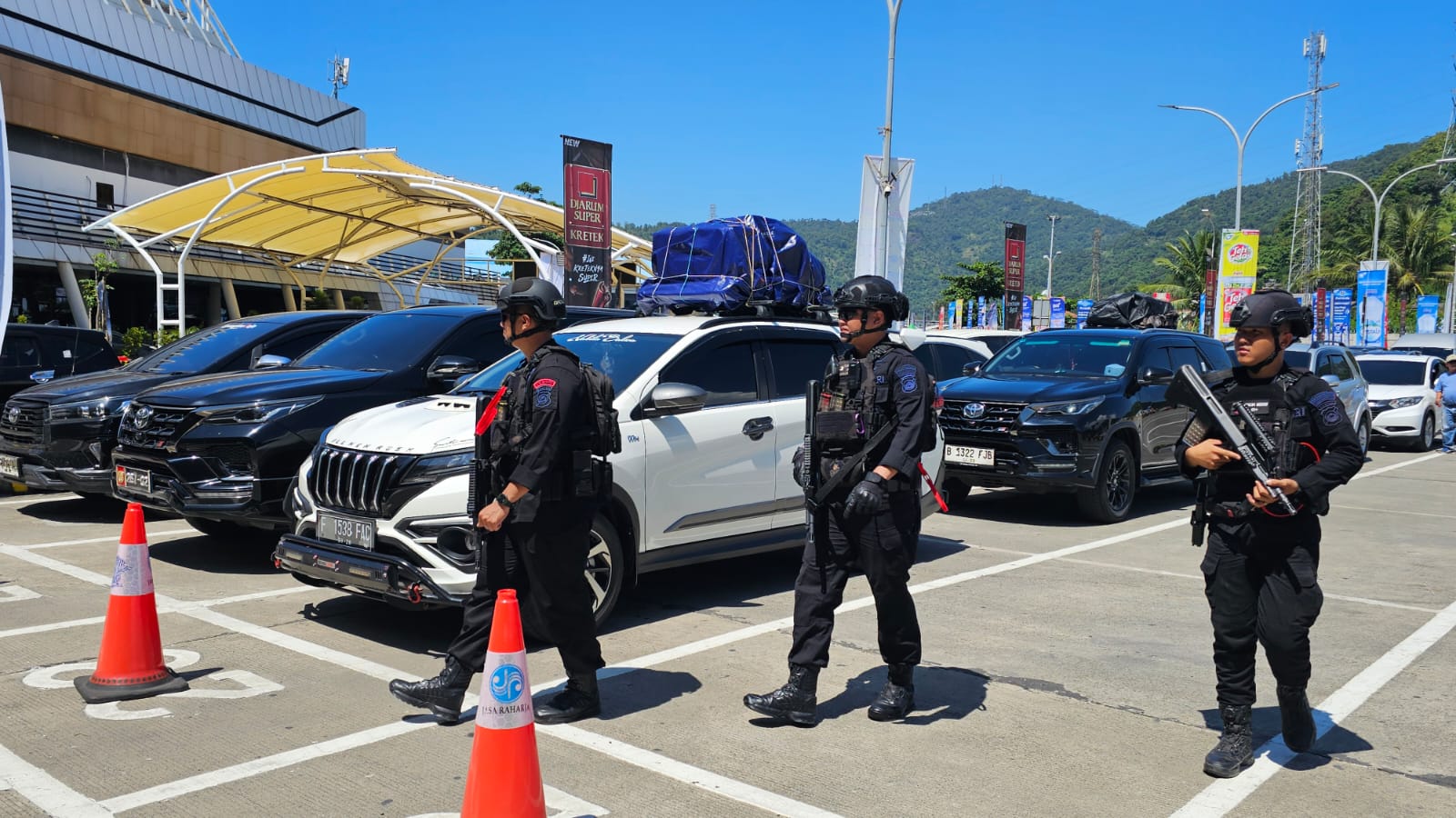 Gegana Brimob Polda Banten Siaga 24 Jam di Pelabuhan Merak, Cegah Kejahatan Berintensitas Tinggi