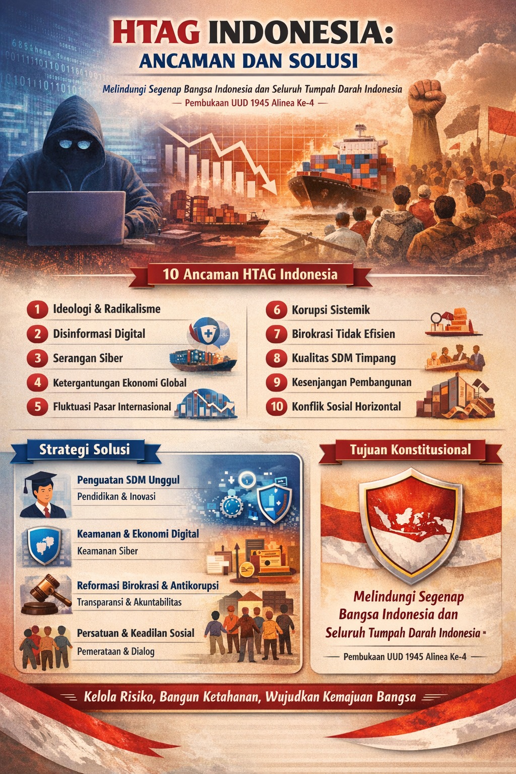 HTAG Indonesia: Menghadapi Ancaman Modern yang Tak Terlihat, dari Ideologi Hingga Ekonomi