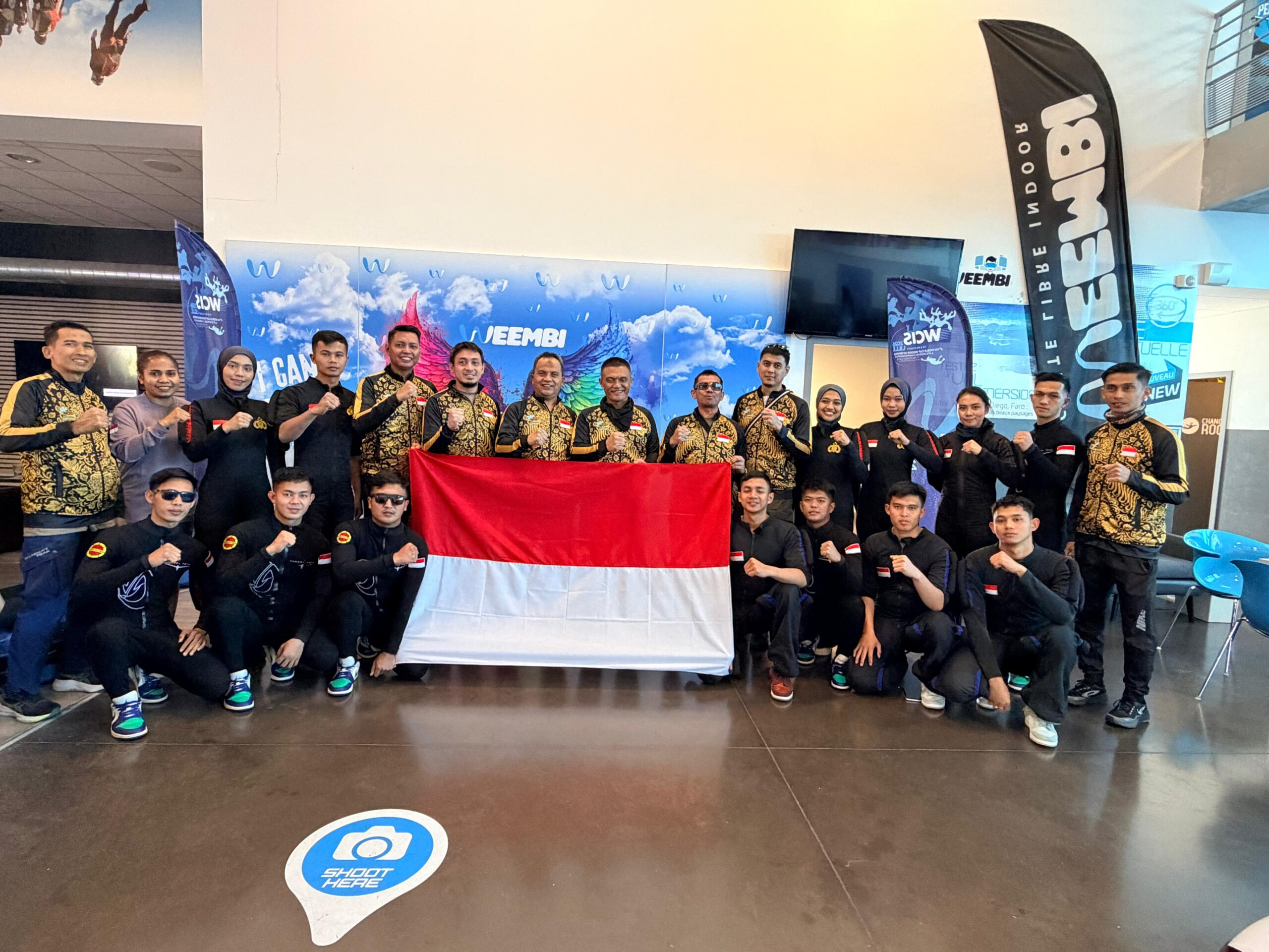 Harumkan Nama Bangsa, 3 Personel Polda Metro Jaya Berlaga di World Cup Indoor Skydiving Prancis