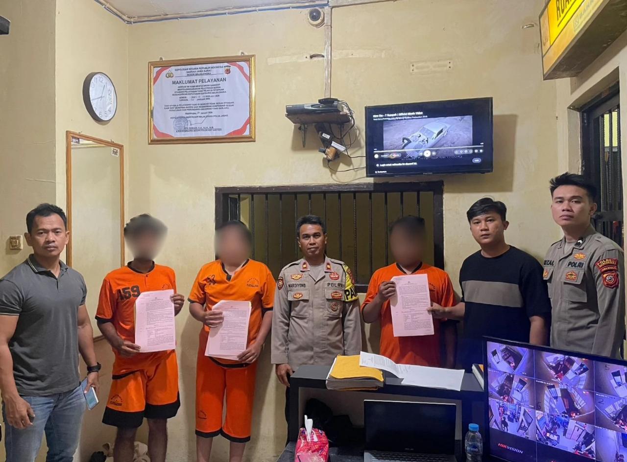 3 Orang di Ringkus oleh Sat Narkoba Polres Majalengka.