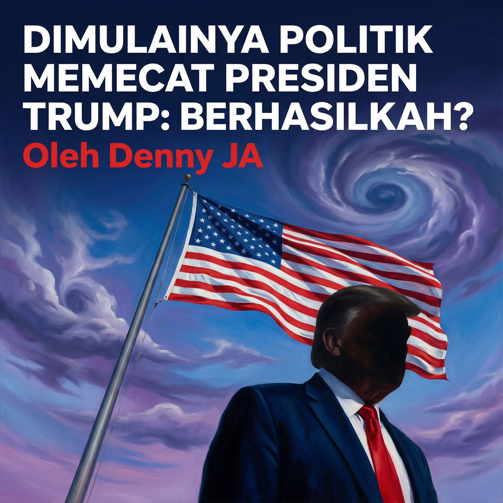 Analisis Denny JA: Gelombang Impeachment Trump Menguat, Namun Peluang Sukses Dinilai Sangat Kecil