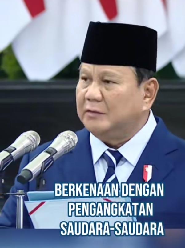 Pengukuhan Komposisi Baru: Presiden Prabowo Lantik Enam Pejabat Negara dalam Reshuffle Kabinet