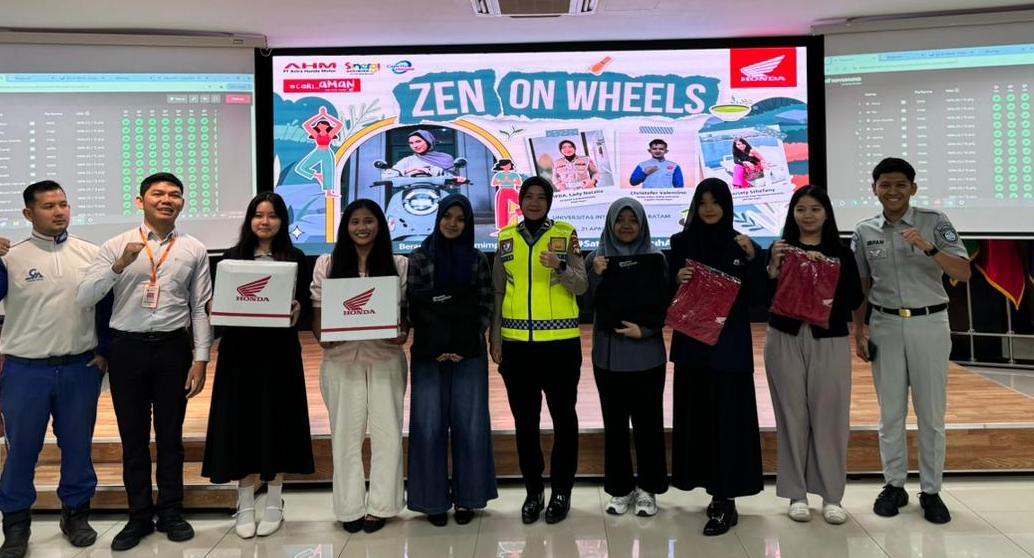 Ditlantas Polda Kepri gelar police Goes to campus di Universitas Internasional Batam, tekankan safety riding bagi mahasiswa.