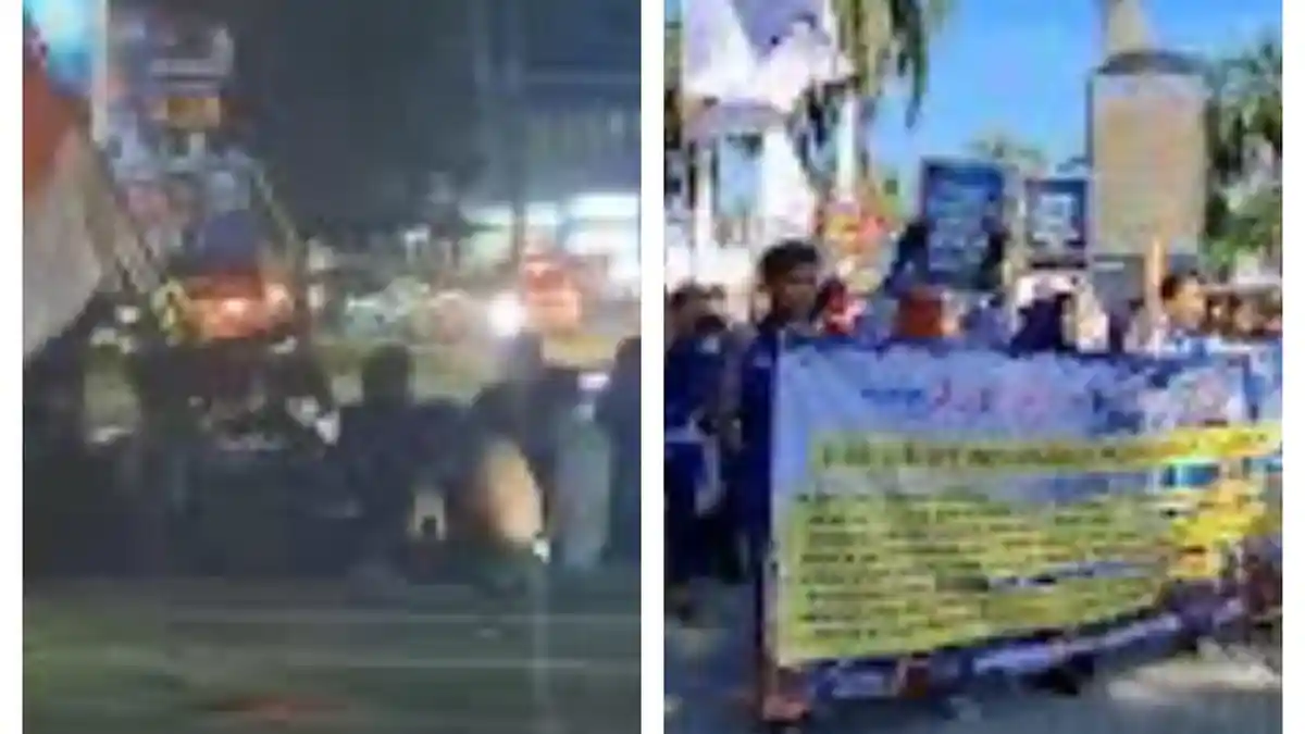 Demo Tolak Kenaikan Harga Pertamax Menggema di Jakarta dan Kendari, Mahasiswa Sampaikan Sejumlah Tuntutan
