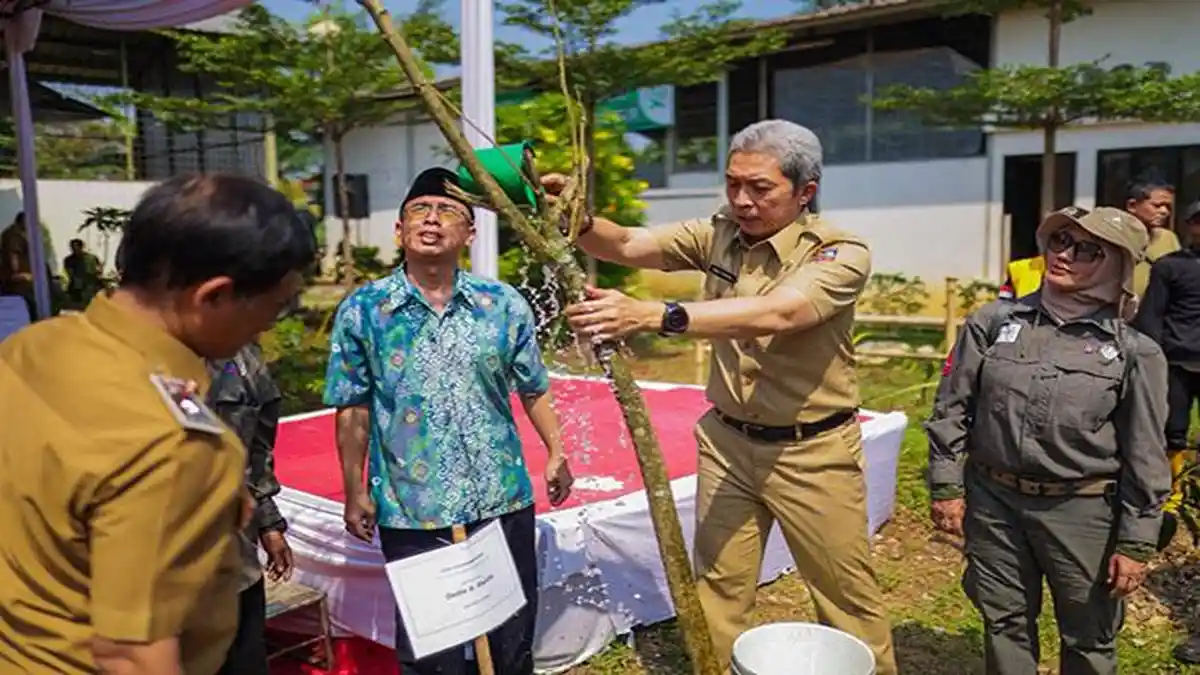 Peringati Hari Jadi Bogor, Sebanyak 544 Pohon Pelindung Ditanam untuk Antisipasi Kekeringan dan Perubahan Iklim