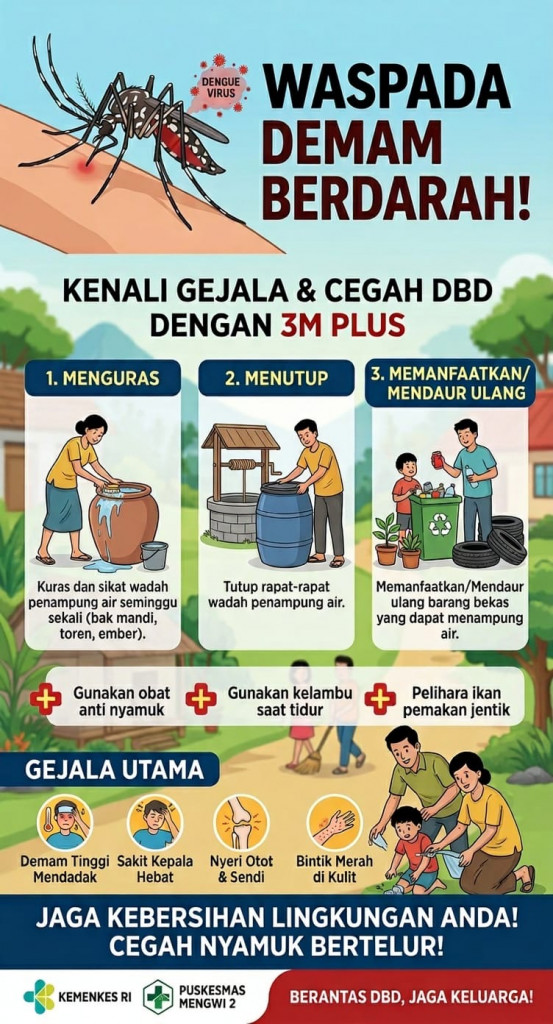 Waspada DBD, Peningkatan Suhu Bumi Picu Perkembangbiakan Nyamuk Lebih Cepat dan Tingkatkan Risiko Penularan