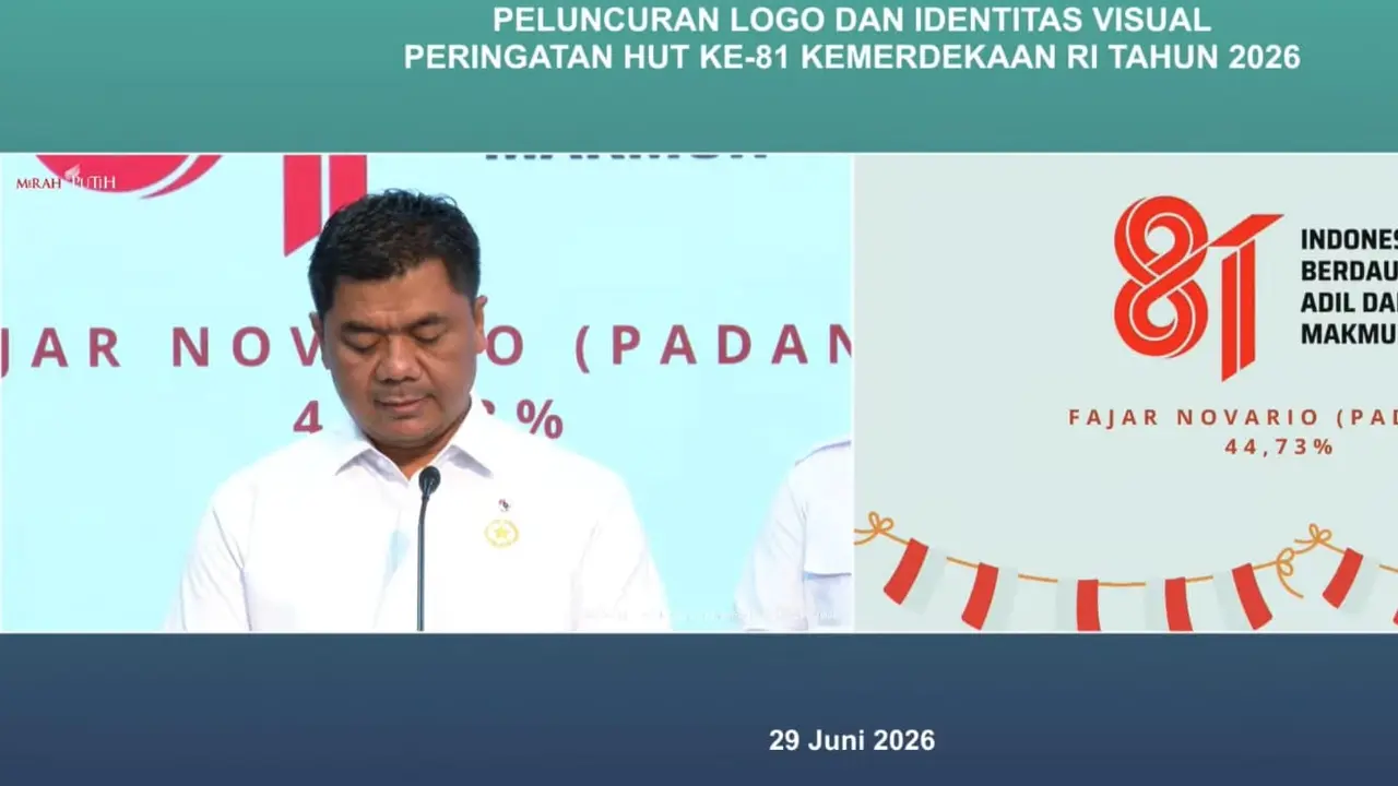 Istana Umumkan Logo Resmi HUT ke-81 Kemerdekaan RI, Karya Desainer Asal Padang Terpilih Melalui Voting Publik