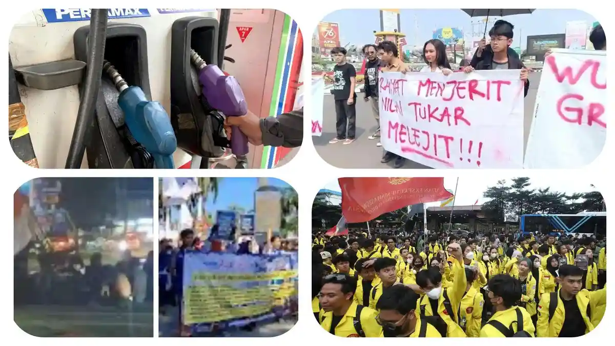 Kenaikan Harga BBM Picu Gelombang Aksi Mahasiswa, Muncul Aksi Jahit Mulut hingga Seruan “Menuju Indonesia Bangkrut”
