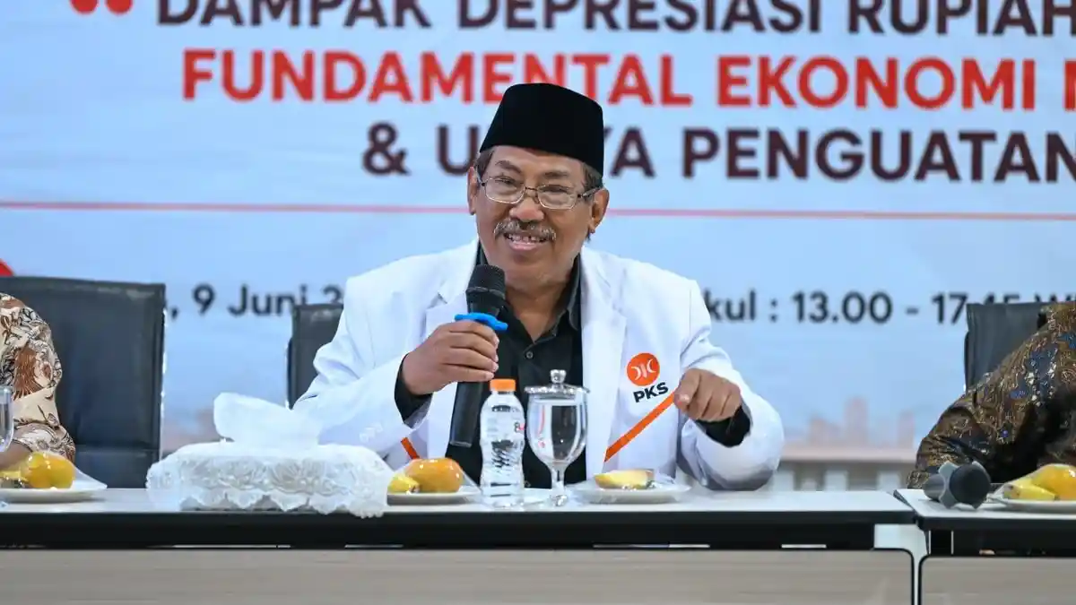 Rupiah Tertekan dan IHSG Melemah, PKS Ajak Semua Elemen Bangsa Bergotong Royong Menjaga Stabilitas Ekonomi