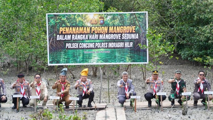 Ekspedisi Merah Putih Presisi, Kapolda Riau Bawa Misi Menjaga Kelestarian Alam di Pesisir Indragiri Hilir