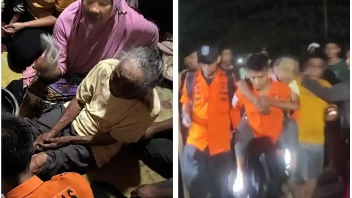 Nenek Berusia 102 Tahun yang Dilaporkan Hilang Berhasil Ditemukan Selamat, Dievakuasi Tim SAR dari Rawa Perkebunan