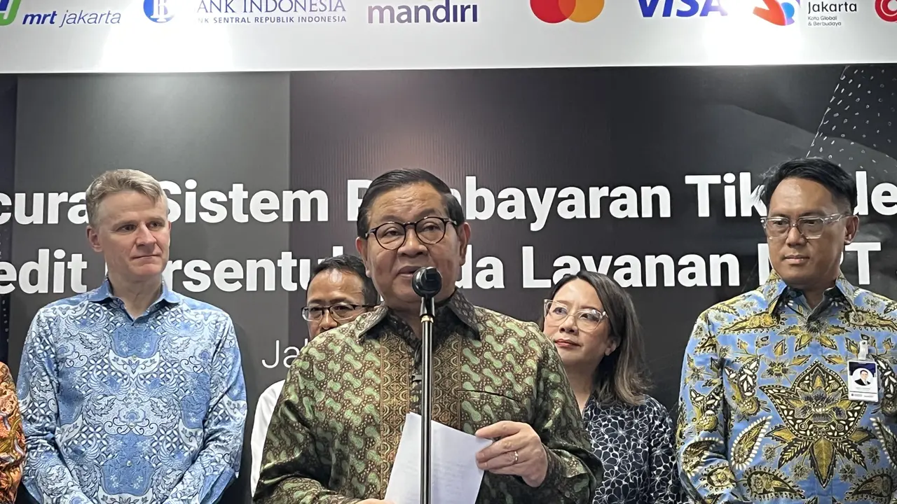 Pramono Dorong Sistem Pembayaran Nirsentuh Berlaku di Transjakarta dan LRT