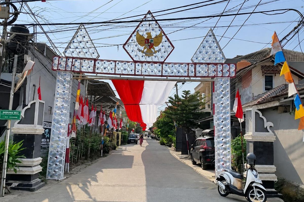 Cerita di Balik Bendera Merah-Putih 400 Meter di Tangerang, Dijahit 3 Jam
