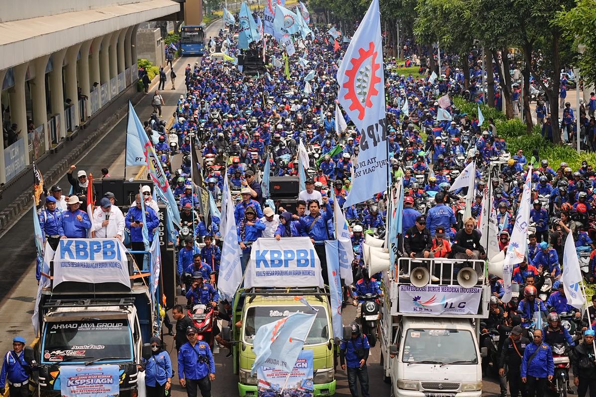 11 Tuntutan Demo Buruh Hari Ini di Jakarta, dari Upah hingga Perlindungan Pekerja