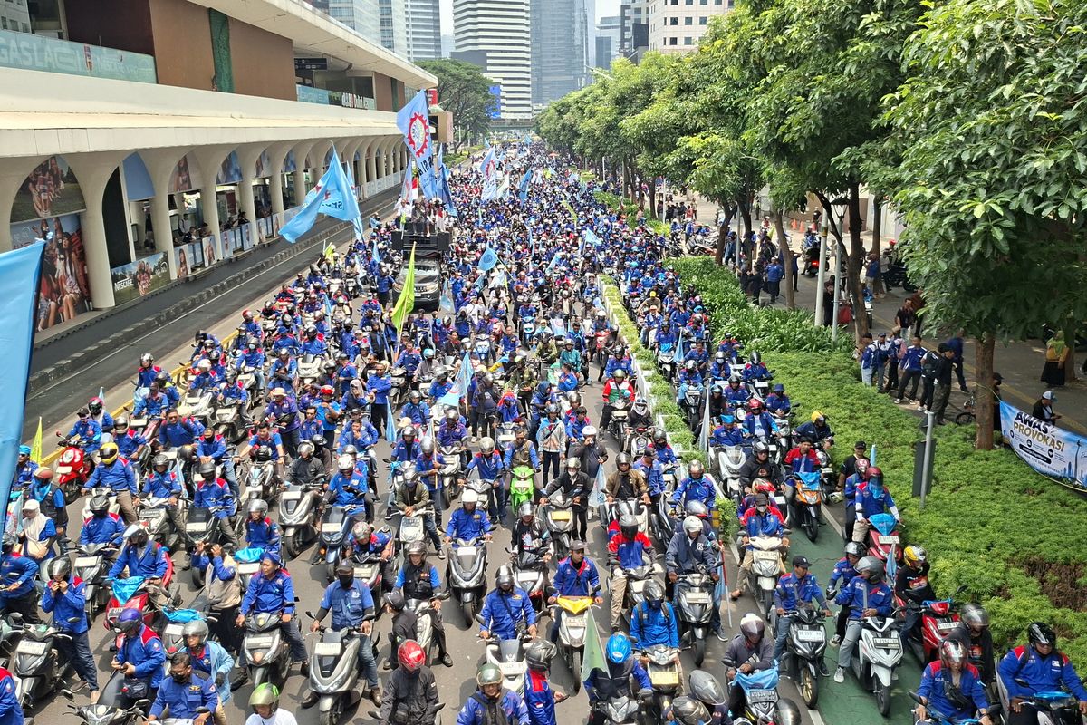 Ada Demo Buruh di Jakarta Hari Ini, Waspada Macet di Sejumlah Ruas Jalan