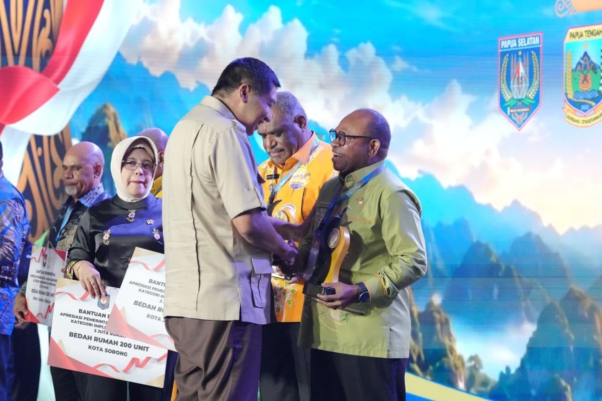 Mimika dan Sorong Juara, Dapat Jatah Bedah Rumah Ratusan Unit