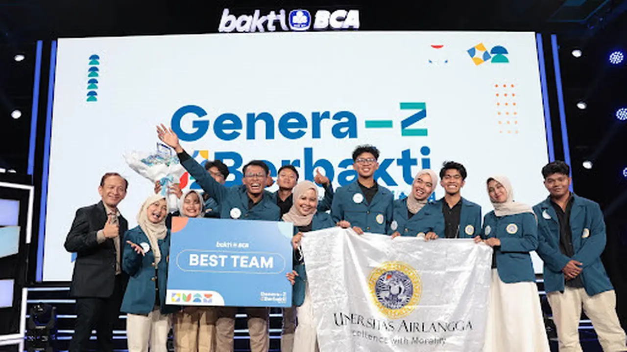 Tim UNAIR Raih Gelar Best Team Genera-Z Berbakti 2026, Ungguli UNPAD, UI, dan UGM