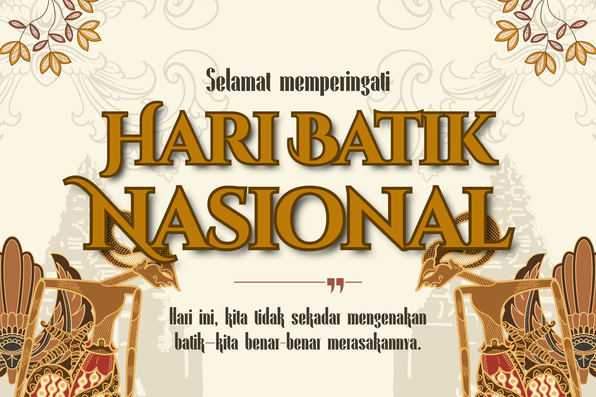 110 Ucapan Hari Batik Nasional 2026, Cocok untuk Status dan Caption