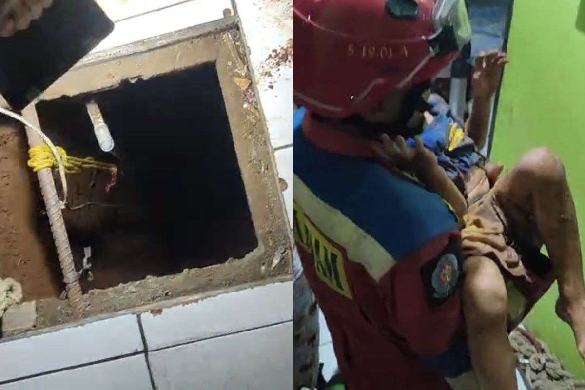 Kakek Perbaiki Pipa, Cucunya Tercebur ke Sumur Sedalam 15 Meter di Pondok Ranggon
