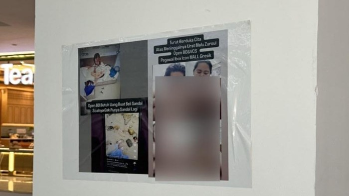 Poster Bernuansa Vulgar dan Berisi Tudingan terhadap Karyawati Viral di Mal Gresik, Pengelola Langsung Bertindak